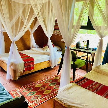 Pu Luong Homestay & Tours Huong Ba Thuoc Exterior foto